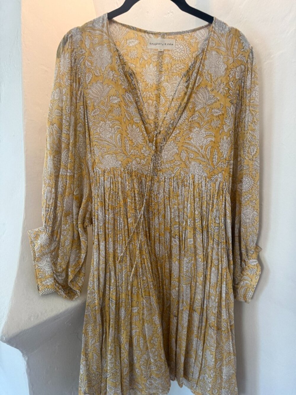 Daughters of India Kyra Mini Dress ~ Cumin Size: Large US 8-10
